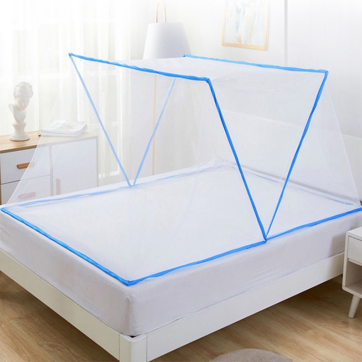 Màn chụp gấp gọn thông minh ( 1m6/1m8/2m2 ) x 2m - Mùng xếp gọn chống muỗi