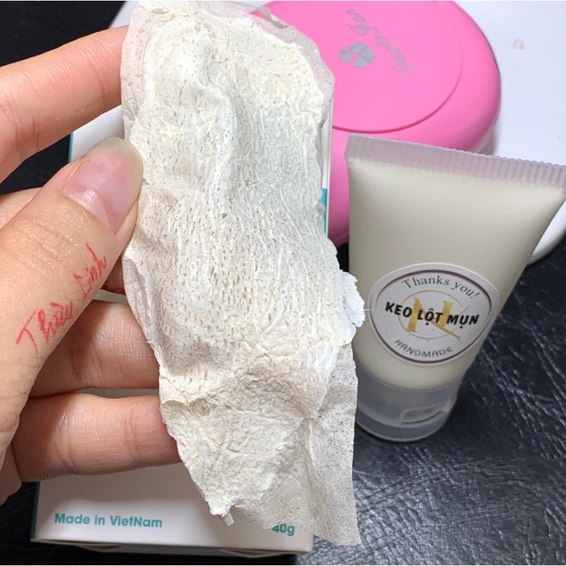 Gel Lột Mụn Đầu Đen Handmade, Keo Lột Mụn Cám Làm Sạch Sâu Hỗ Trợ Giảm Mụn Cho Vùng Mũi
