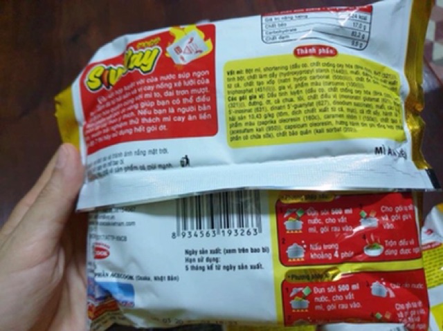 Mì SiuKay vị Bò và Hải Sản 127g