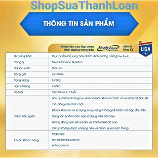 [HSD T12-2022] Sữa Bột Enfagrow A + 4 (1.7kg)