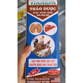 ViaHepa Thảo Dược - Bổ gan, giải độc, lợi mật 1lít