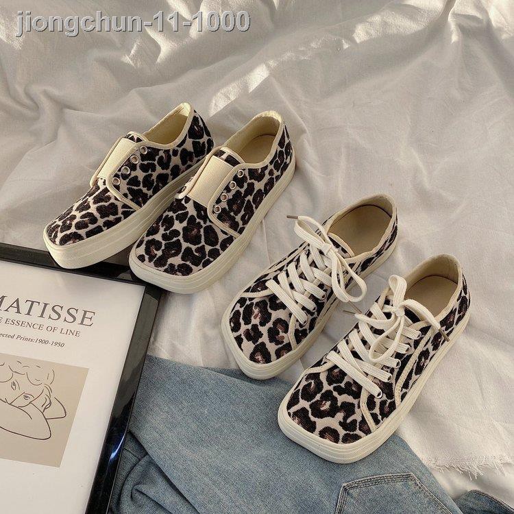 ❖☞Giày Nữ Cột Dây Họa Tiết Da Báo Thời Trang | BigBuy360 - bigbuy360.vn