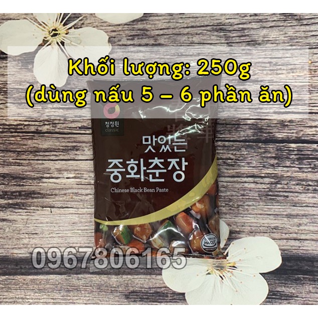 SỐT TƯƠNG ĐEN – Sốt Nấu Mì Tương Đen Chuẩn Vị Hàn Quốc Chinese Black Bean Paste 250g