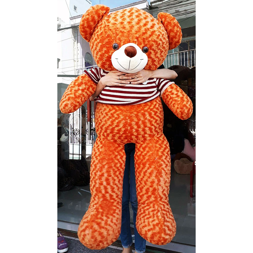 Gấu bông Teddy Cao Cấp Cao 1M màu cam hàng VNXK