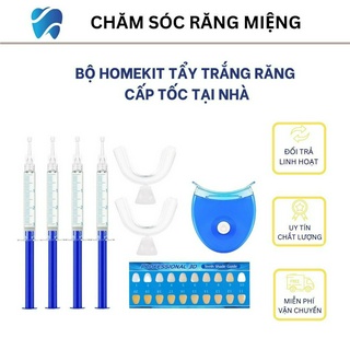 Bộ máng tẩy trắng răng tại nhà HOMEKIT WHITENING TEETH chính hãng trắng răng trong 1 tuần sử dụng