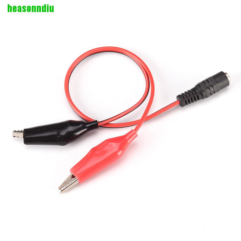 Dây Cáp Chuyển Đổi Dc 5.5mm X 2.1mm Sang 2 Đầu Kẹp Cá Sấu