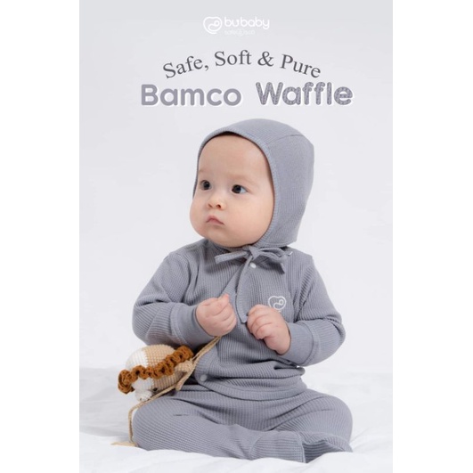 Set Sơ Sinh Len Mỏng BU Waffle B43 • NewBorn 0-3M 3-6M • Choding Home