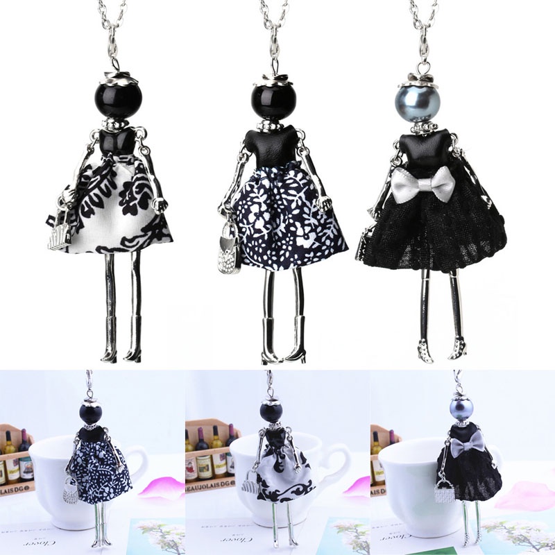 Flgo Vòng cổ Dài Phong Cách Cho Búp Bê