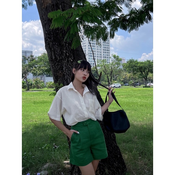Quần short nút xéo CHIPO SHORT - Sibling House