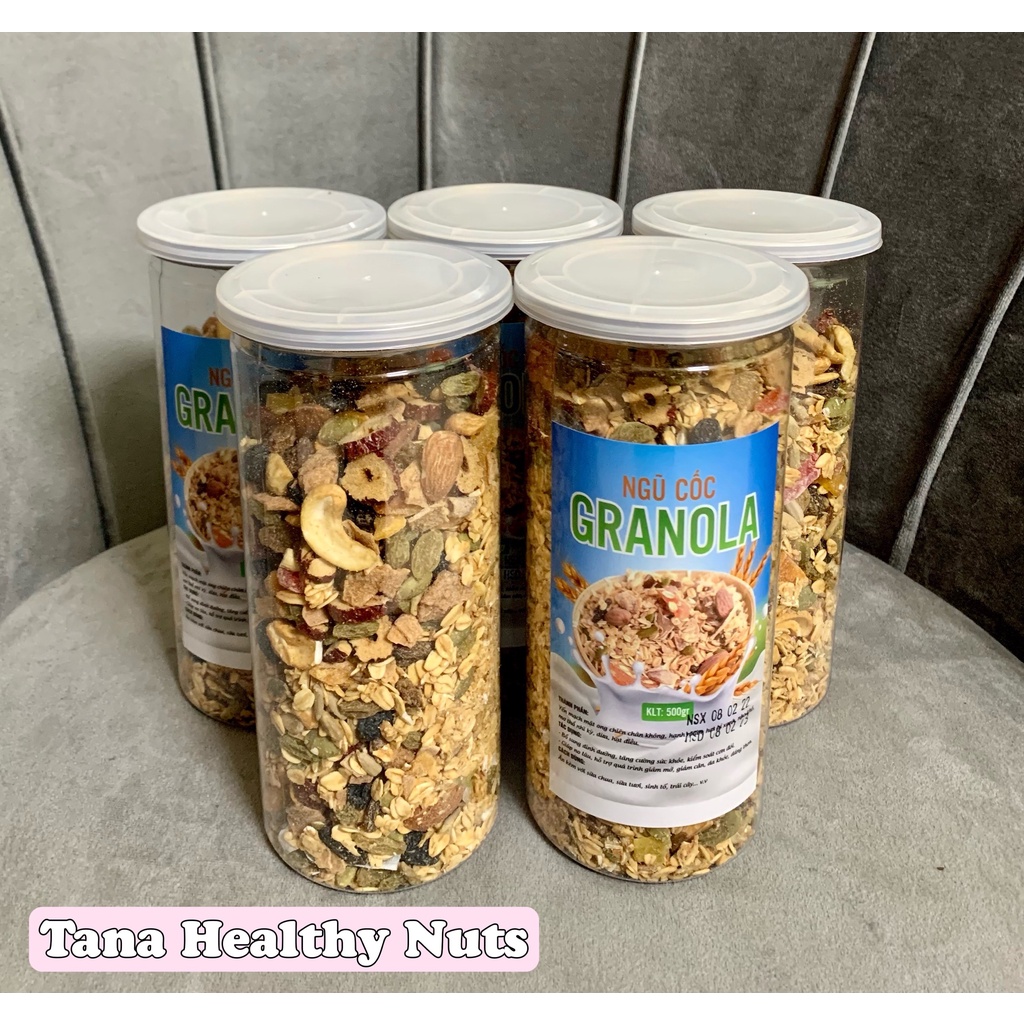 Ngũ cốc nguyên hạt Granola 500g - Ngũ cốc Granola vị mật ong