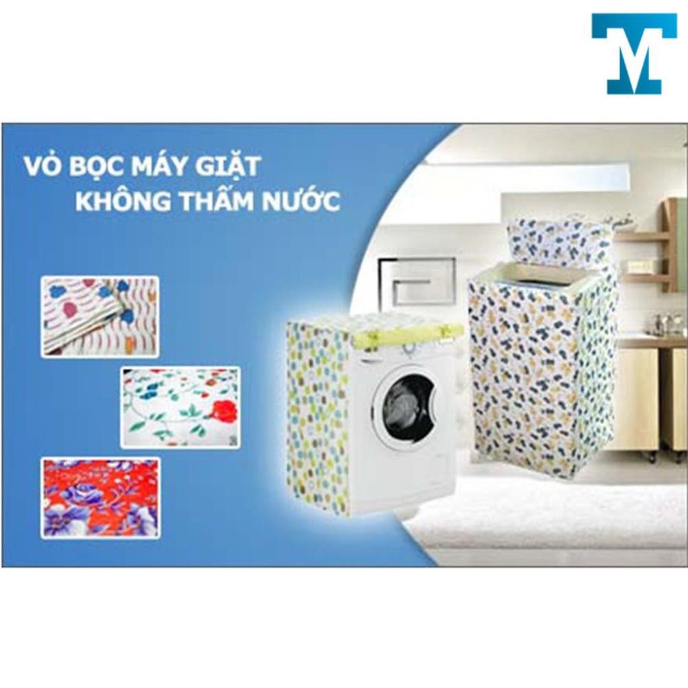 Bọc máy giặt chống bụi bẩn cửa ngang loại dày không thấm nước cho máy giặt 7.5-9.5kg nhiều màu, đồ gia dụng FAMAHA