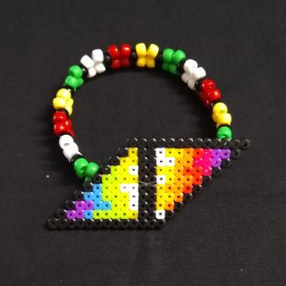 Kandi cuff Avicii - vòng perler phụ kiện rave edm festival raver kandi perler DJ