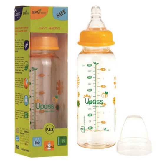 bìn sữa UPASS PES cổ thường 240ml