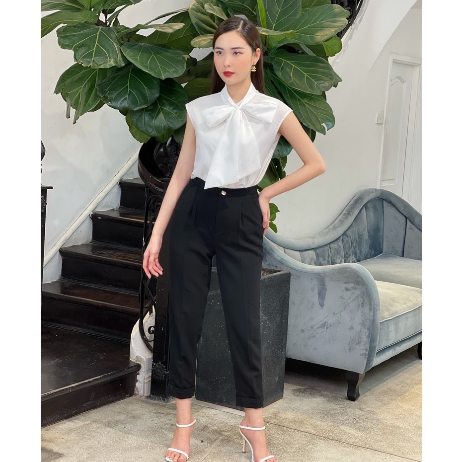 Quần baggy basic nữ HB HUONGBOUTIQUE HBQ5