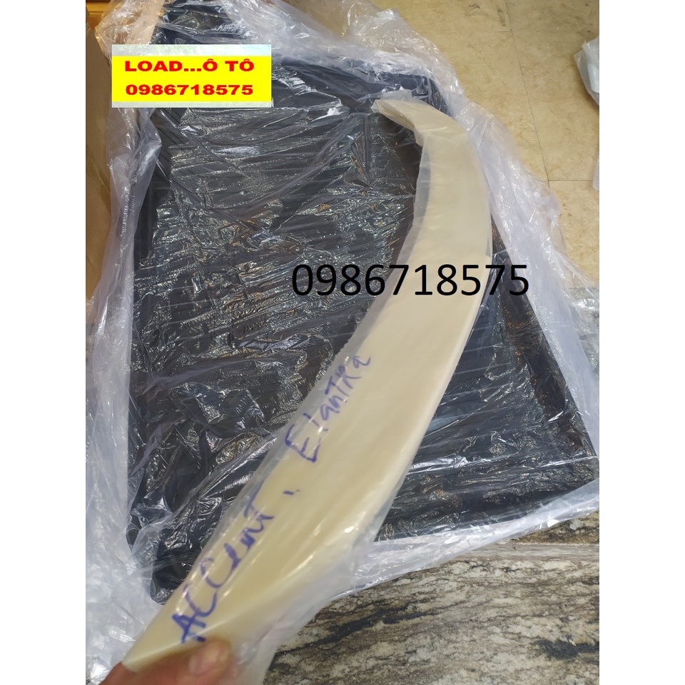 Đuôi Gió Liền Cốp Huyndai Accent 2022-2018, Dùng Cho Cả Elantra Hàng Mộc Chưa Sơn