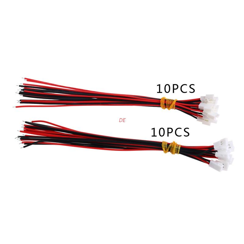 DE 10 Cặp DIY JST DS LOSI 2.0MM 2 Pin Kết Nối Cắm Nam Nữ Có Dây 150MM