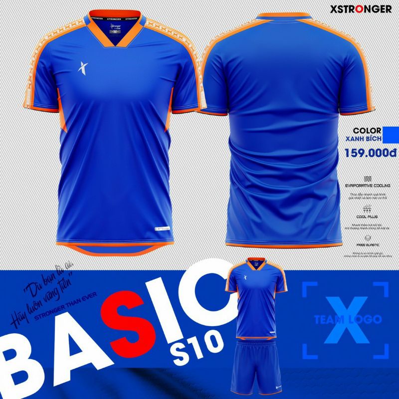 BỘ QUẦN ÁO ĐÁ BANH BASIC S10 SIÊU PHẨM GIÁ HỜI
