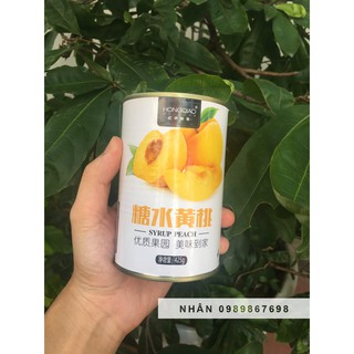 Đào lon Hongqiao (Hồng Kiều) hộp lẻ 425g