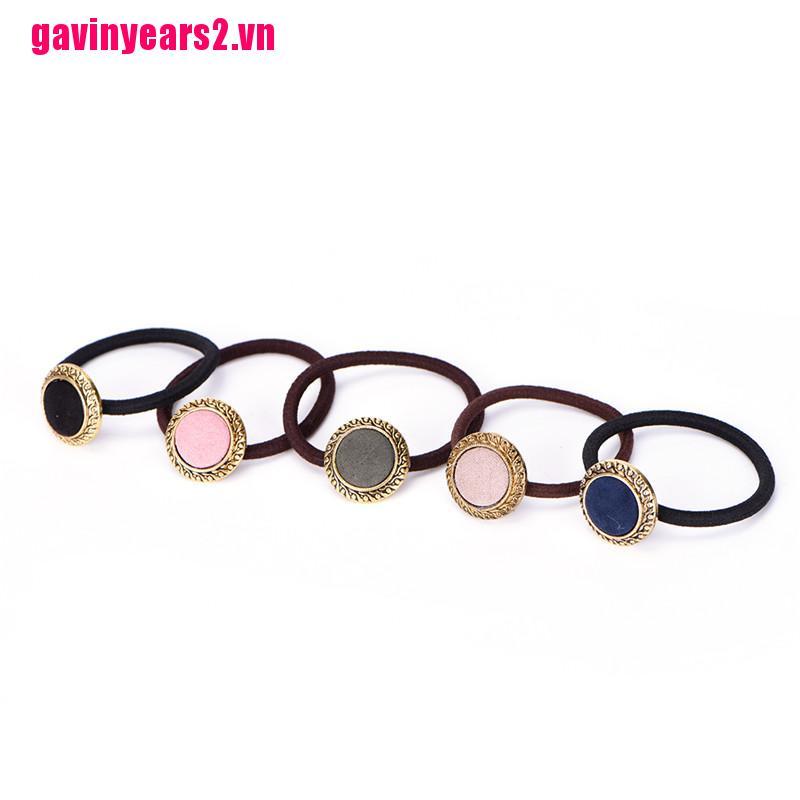 Bộ 2 Dây Cột Tóc Phong Cách Vintage Thời Trang