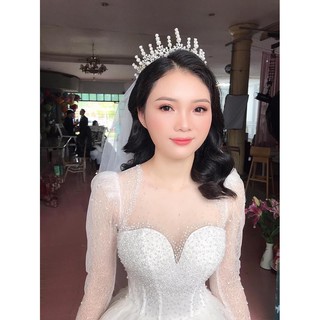 [Giá rẻ nhất]Vương miện đính đá -vương miện cô dâu,phụ kiện cô dâu
