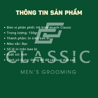 Đế Dao Cạo Râu Edwin Jagger Crescent Chrome Razor Stand