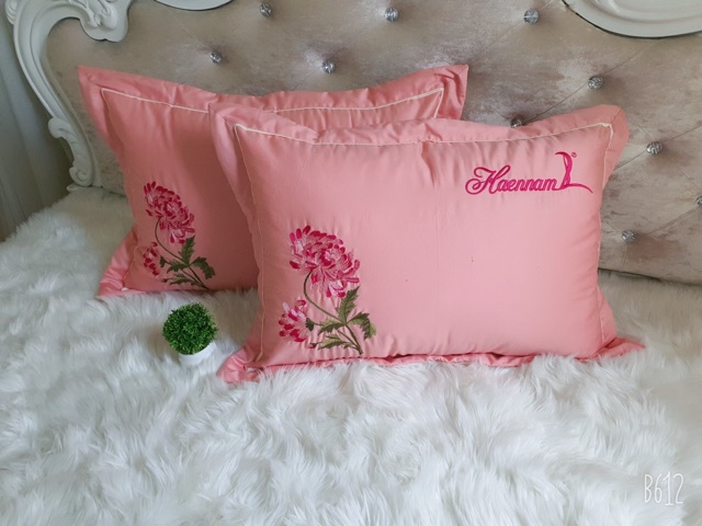 Vỏ gối 100% cotton sateen cỡ 45*65cm - có túi đựng lịch sự