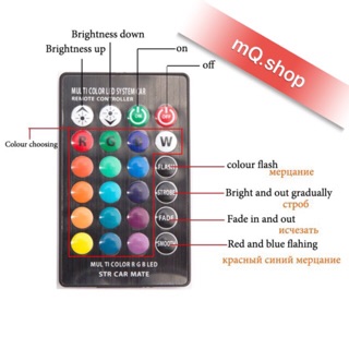 Bộ 2 Đèn Led Demi Remote T10 Chớp Đổi Mầu cực chất