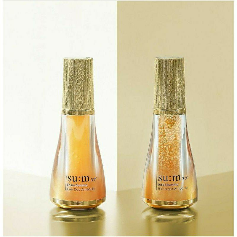 [ combo 4 chai date 2025 ] Tinh chất vàng ban ngày siêu tái sinh trẻ hóa da Su:M37 Losec Summa Elixir Day Ampoule