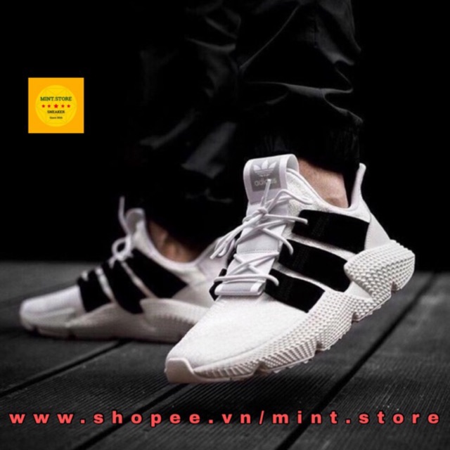 (VIDEO CẬN CẢNH) GIÀY SNEAKERS PROPHERE TRẮNG VIỀN ĐEN
