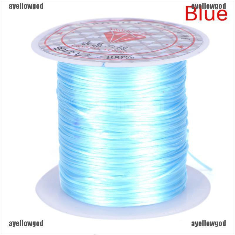 Cuộn Dây Xỏ Hạt Pha Lê Co Giãn 0.8mm Dùng Làm Trang Sức Thủ Công DIY