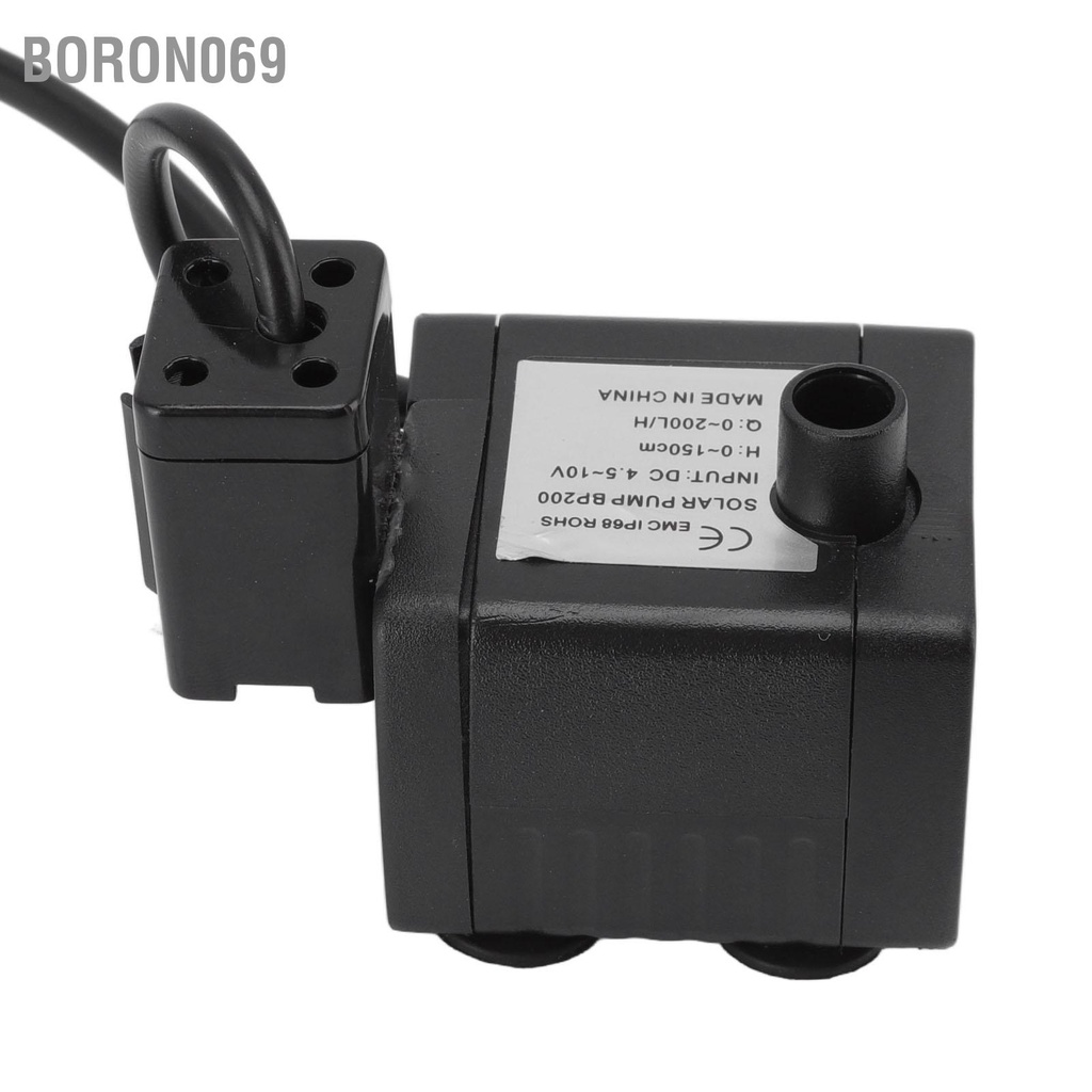 Đài phun nước siêu nhỏ USB Máy bơm nước thích hợp cho tiểu cảnh lọ hoa trong nhà DC4.5‑10V 200L / H Boron069