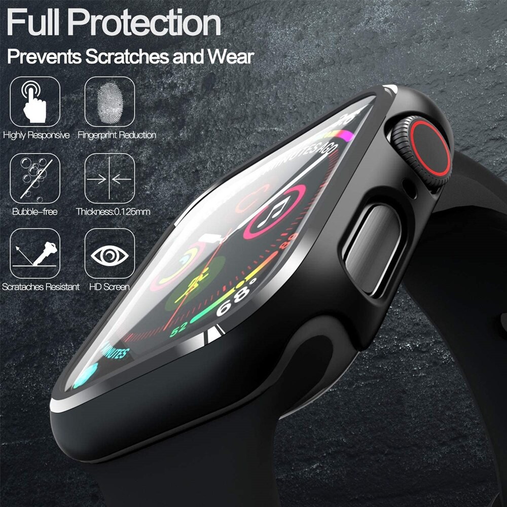 Case Apple Watch BOXER Mặt Kính Cường Lực Full Viền Series 5 4 3 2 1 Size 38MM 40MM 42MM 44MM Njoyshop