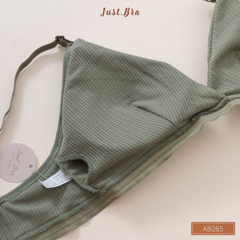 Áo ngực Just Bra chất thun mềm không gọng mang lại cảm giác thoải mái AB265 | BigBuy360 - bigbuy360.vn