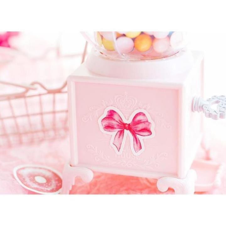 Bộ 46 Sticker Hàn Quốc Màu Hồng dán trang trí E13