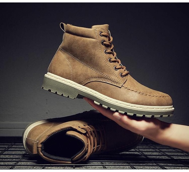 GIÀY BỐT NAM CỔ CAO - GIÀY NAM CỔ  CAO TĂNG CHIỀU CAO | BigBuy360 - bigbuy360.vn