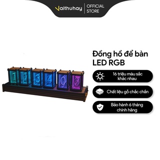 Mua Đồng Hồ Để Bàn Clock Rainbow Time LED RBG Vaithuhay