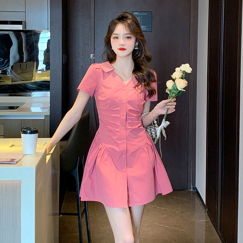 Đầm Sơ Mi Dáng Ôm Thiết Kế Thanh Lịch Cho Nữ