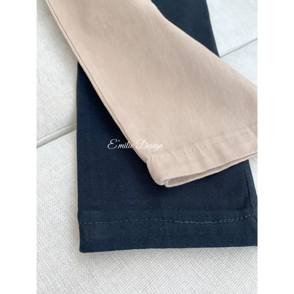 Quần KAKI Bầu Công Sở Mềm Mịn Đứng Form