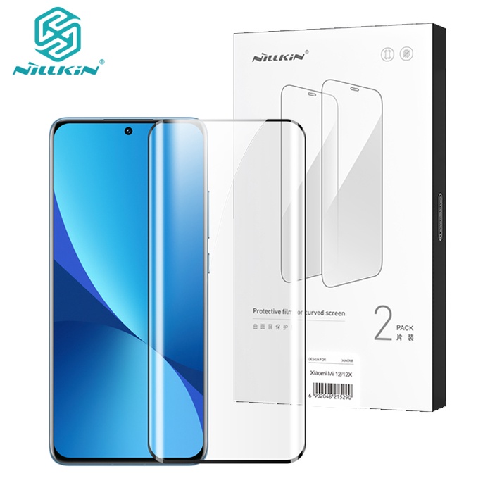 Đối với Xiaomi Mi 12 Film NILLKIN 2PCS Miếng dán màn hình cho Xiaomi Mi12 Pro 12S Ultra 12X 5G không có kính