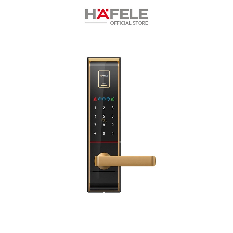 [Miễn phí lắp đặt] Khóa điện tử Hafele EL9000-TCS 91205376 màu vàng