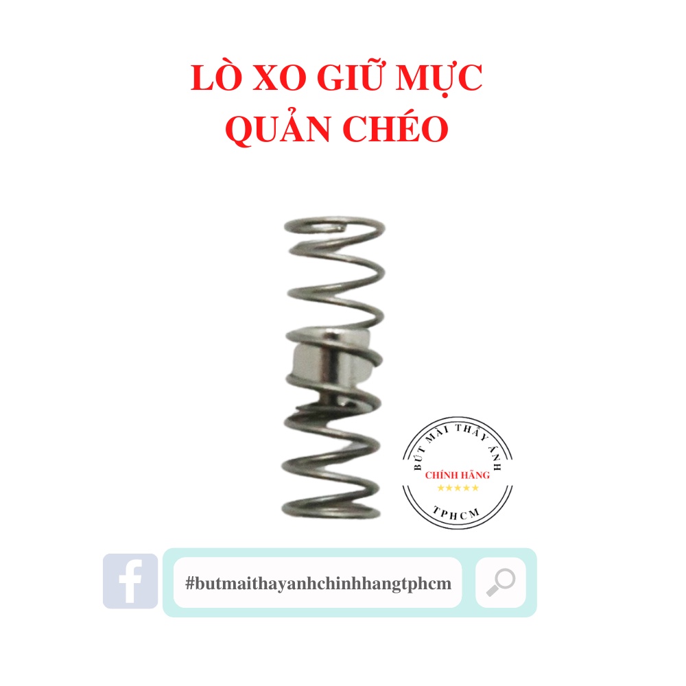 Lò xo giúp giữ mực khi viết cho quản chéo