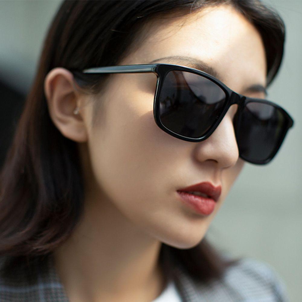 Kính Mát Vuông Lớn Chống Tia UV400 Kiểu Dáng Hàn Quốc
