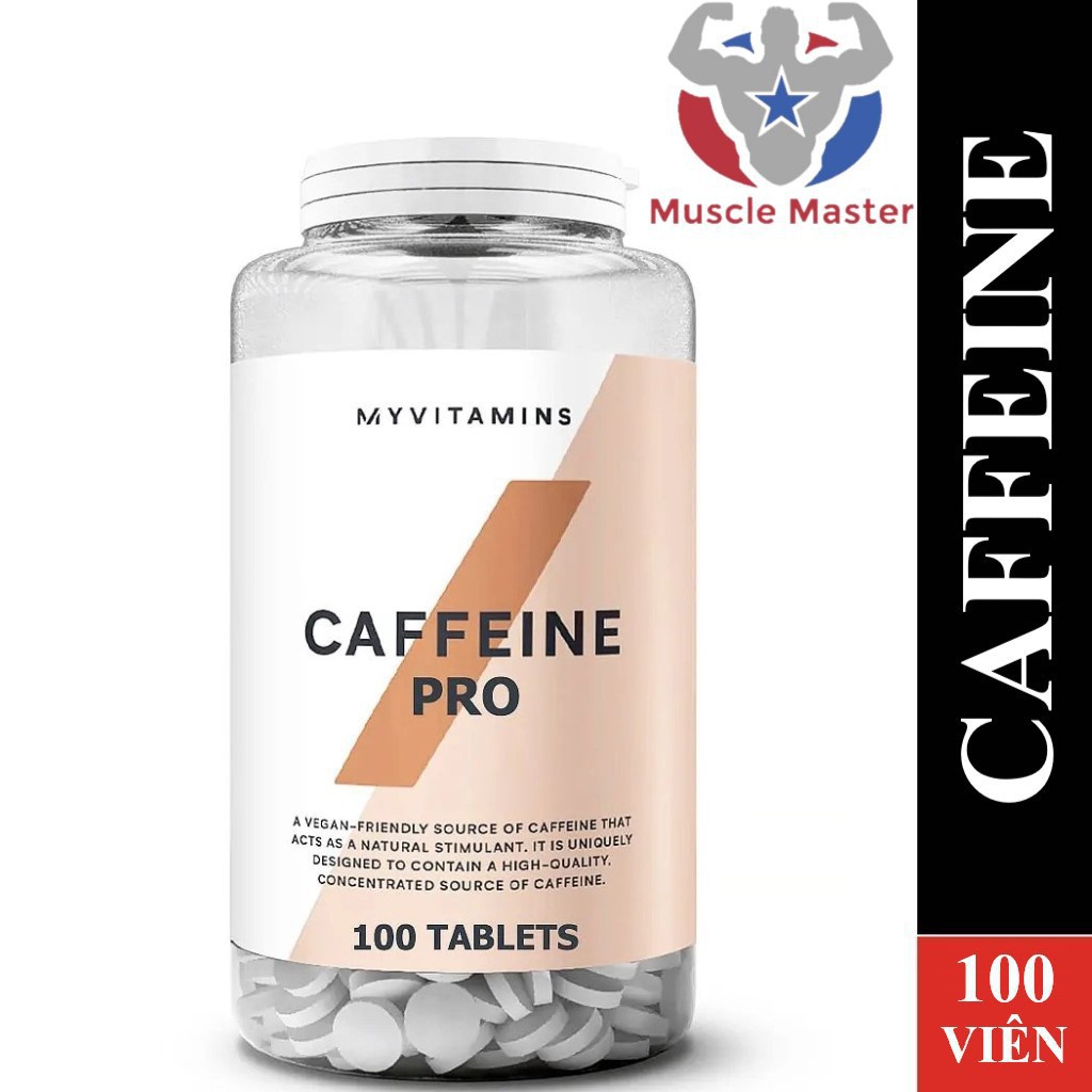 Thực Phẩm Bổ Sung MyVitamins Caffeine Pro 200mg 100 Viên