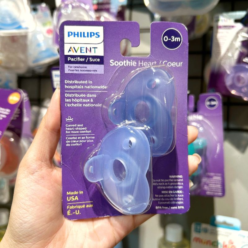 Ty ngậm Avent chống vẩu cho bé từ sơ sinh