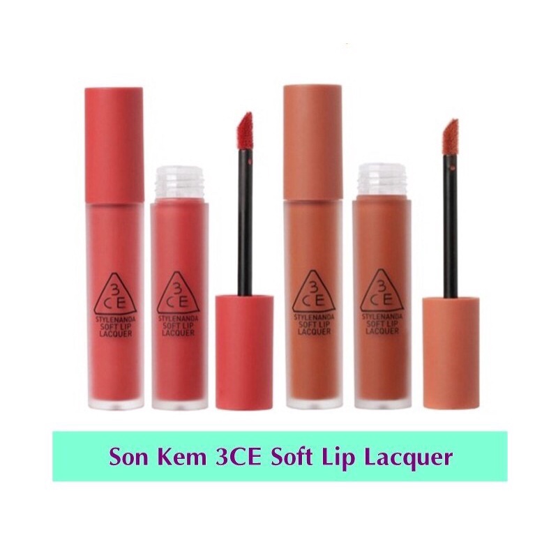 Son Kem 3CE Lip Lacquer Đủ Màu