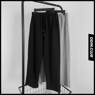 QUẦN NỈ DÀI ODIN CLUB WAFFLE, Quần nỉ dài ống suông form rộng, Local Brand ODIN CLUB