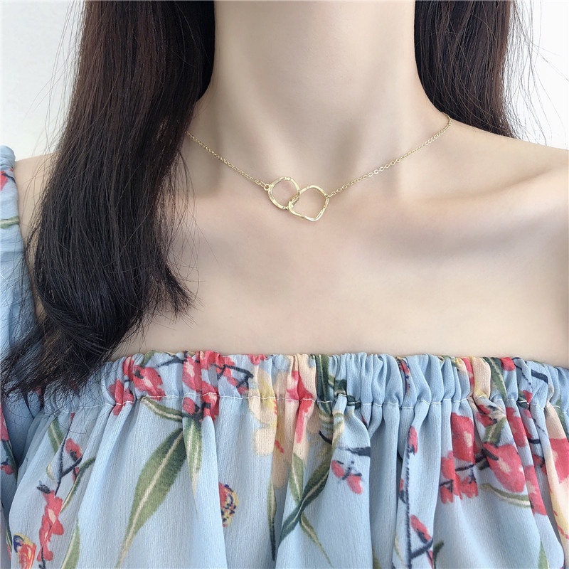 Vòng cổ mặt hình chữ thập đơn giản cá tính