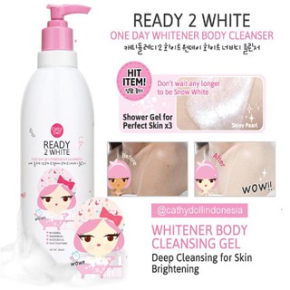 [Tặng kèm khẩu trang y tế] (Chính hãng) SỮA TẮM TRẮNG DA TOÀN THÂN CATHY DOLL READY 2 WHITE
