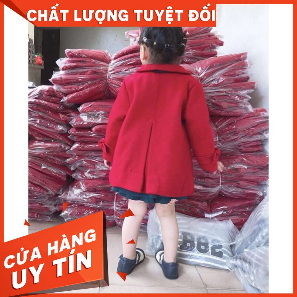 Áo dạ đỏ Zara cho bé gái