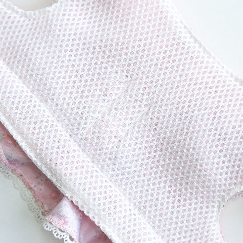 Áo Yếm Phối Ren In Hoa Dễ Thương Cho Thú Cưng